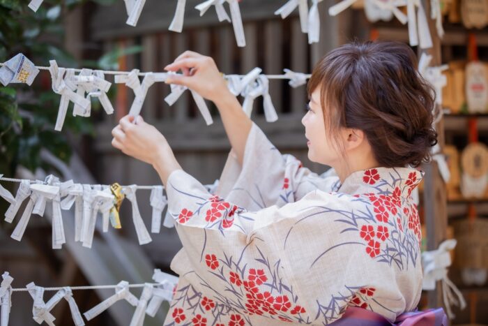 東京大神宮のおみくじの種類⑥:幸せ結びみくじ 東京大神宮のおみくじの種類⑥:幸せ結びみくじ