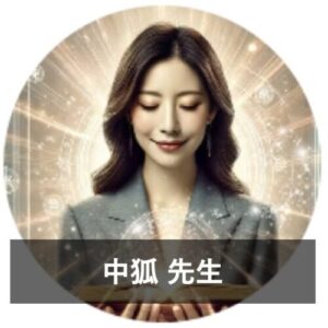 みんなの電話占いの当たる先生5位：中狐（ちゅうこ）先生